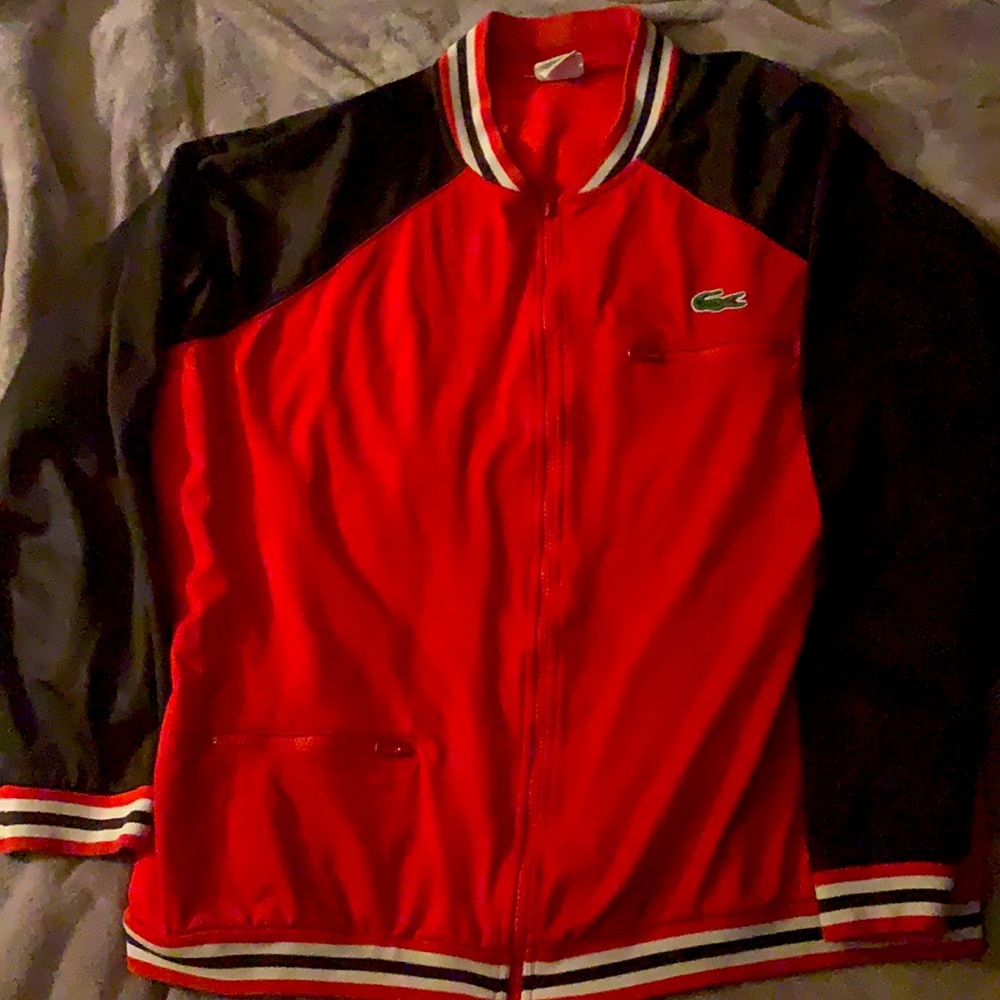 Lacoste Vintage 80’s Track suit jacket super rare design